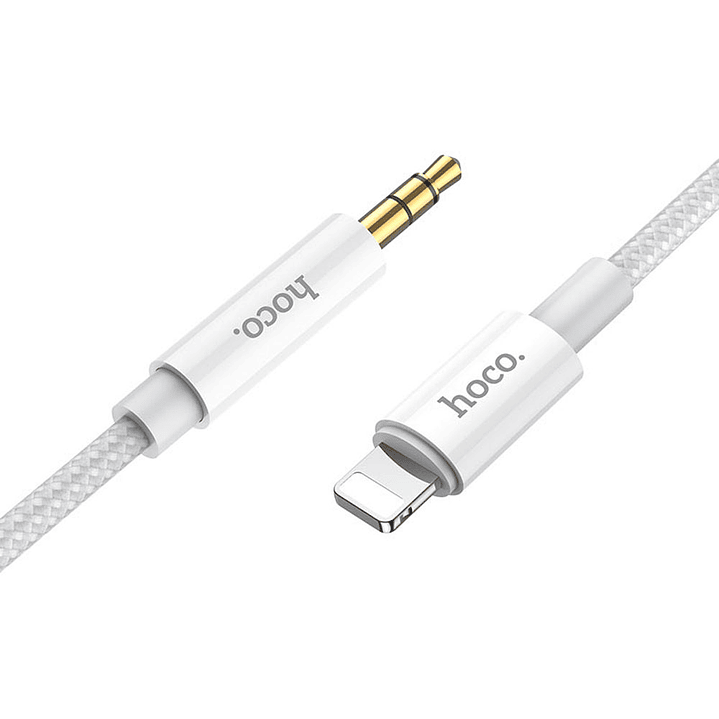 Adaptador de Audio Hoco UPA19 Lightning a 3.5mm Silver 1