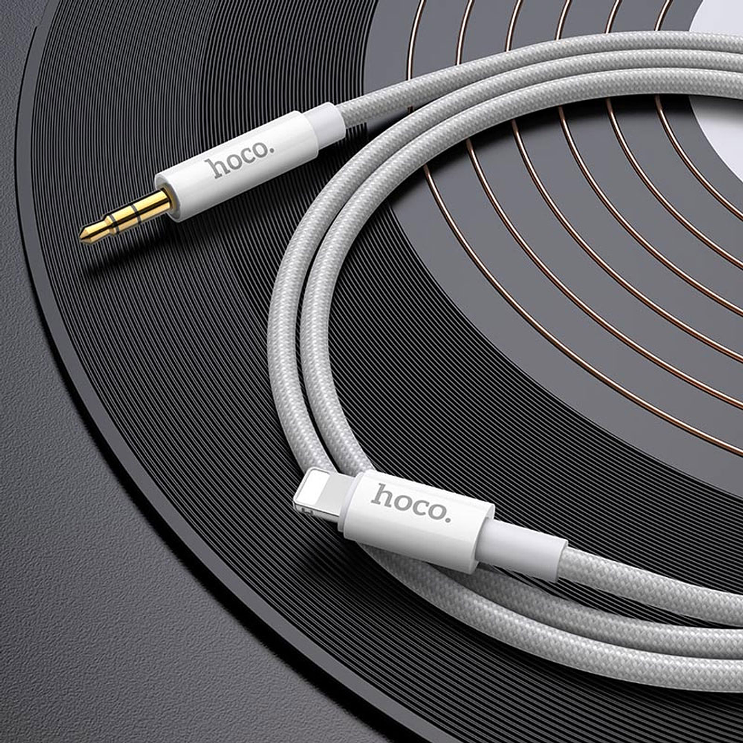 Adaptador de Audio Hoco UPA19 Lightning a 3.5mm Silver 4