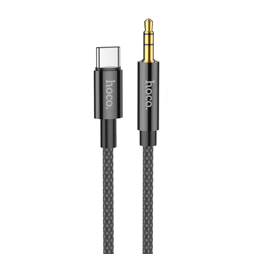 Adaptador de Audio Hoco UPA19 Tipo C a 3.5mm Negro 1