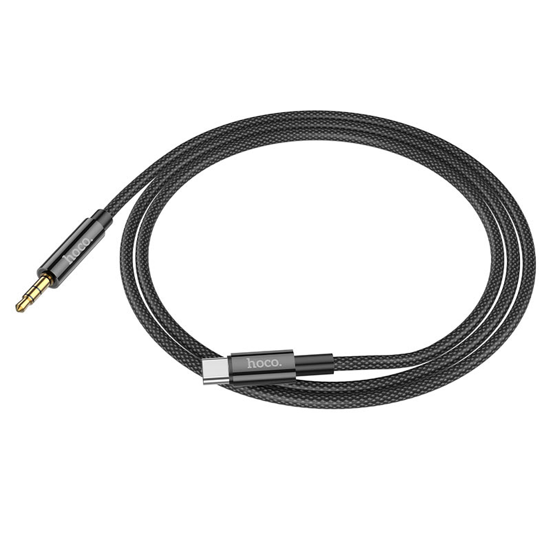 Adaptador de Audio Hoco UPA19 Tipo C a 3.5mm Negro 3