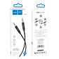Cable de Audio Hoco UPA19 Jack 3.5mm a Jack 3.5mm 1m Negro - Miniatura 2