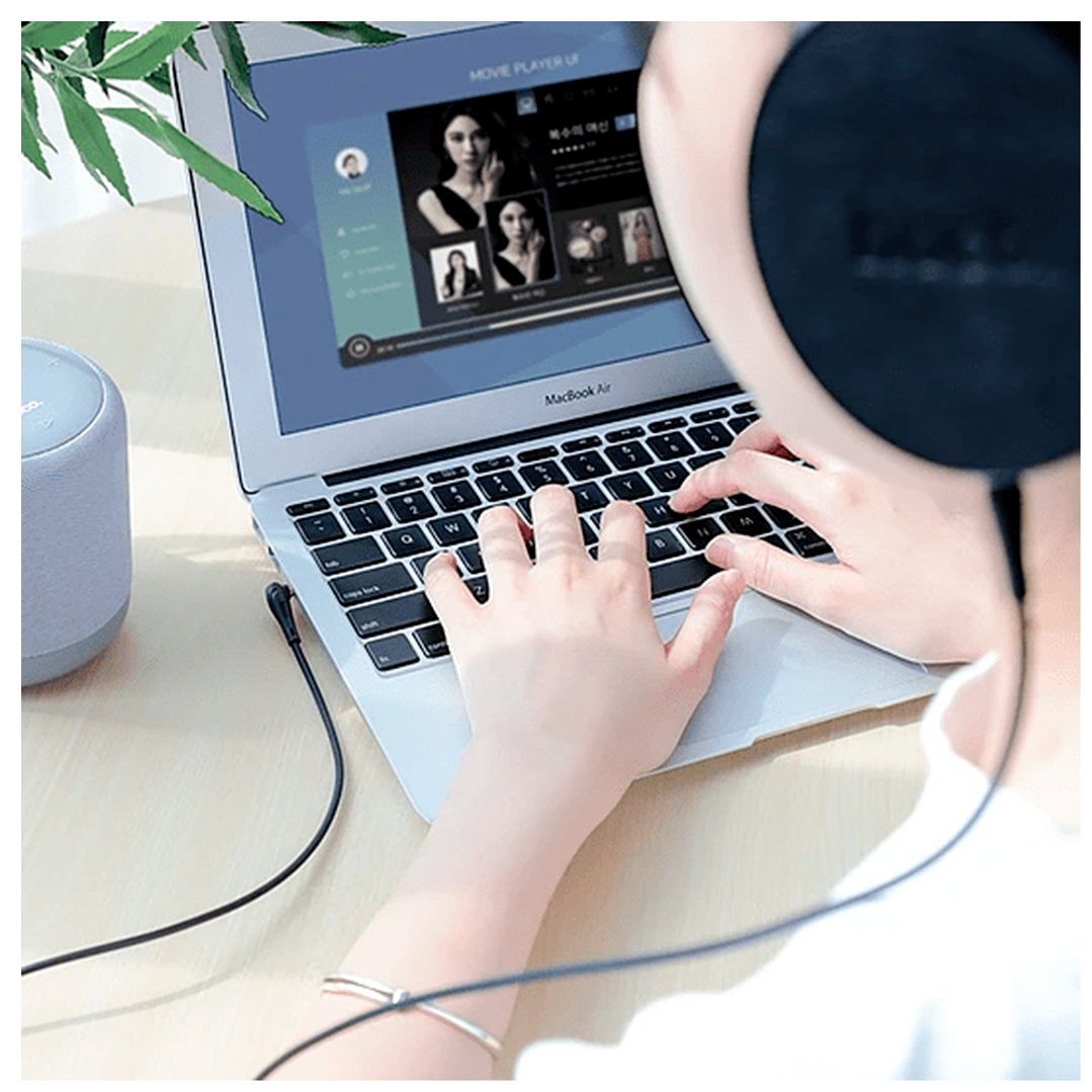 Cable Auxiliar Hoco UPA14 Jack 3.5mm 2m Negro 5