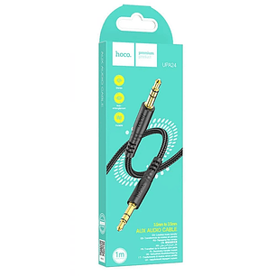 Cable Auxiliar Hoco UPA24 Smooth Jack 3.5mm 1m Negro