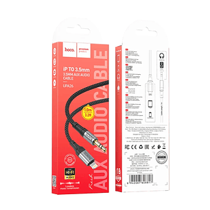 Cable Audio Hoco UPA26 Lightning Negro