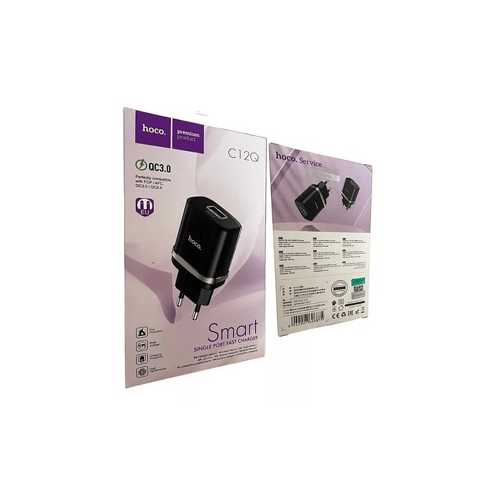 Cargador Hoco C12Q Sin Cable Qc3.0  2