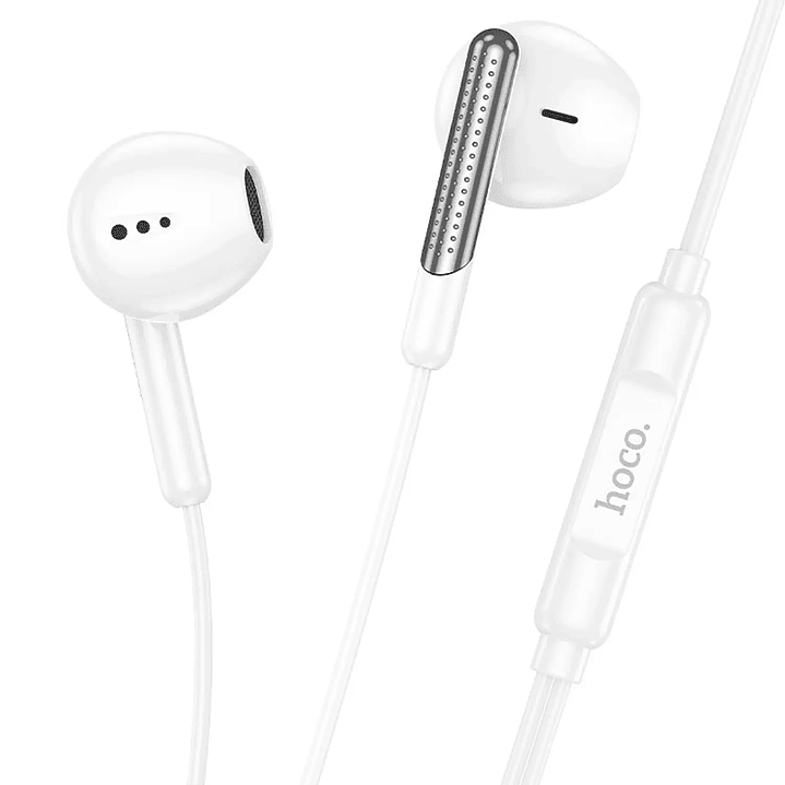 Audífonos HOCO Manos Libre M123 GLORY Blanco 2