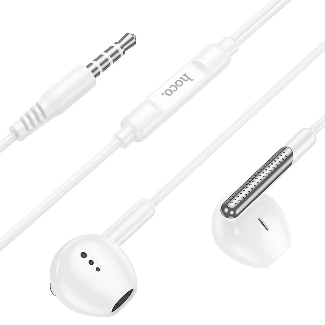 Audífonos HOCO Manos Libre M123 GLORY Blanco 3