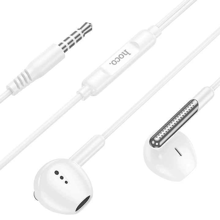 Audífonos HOCO Manos Libre M123 GLORY Blanco 3