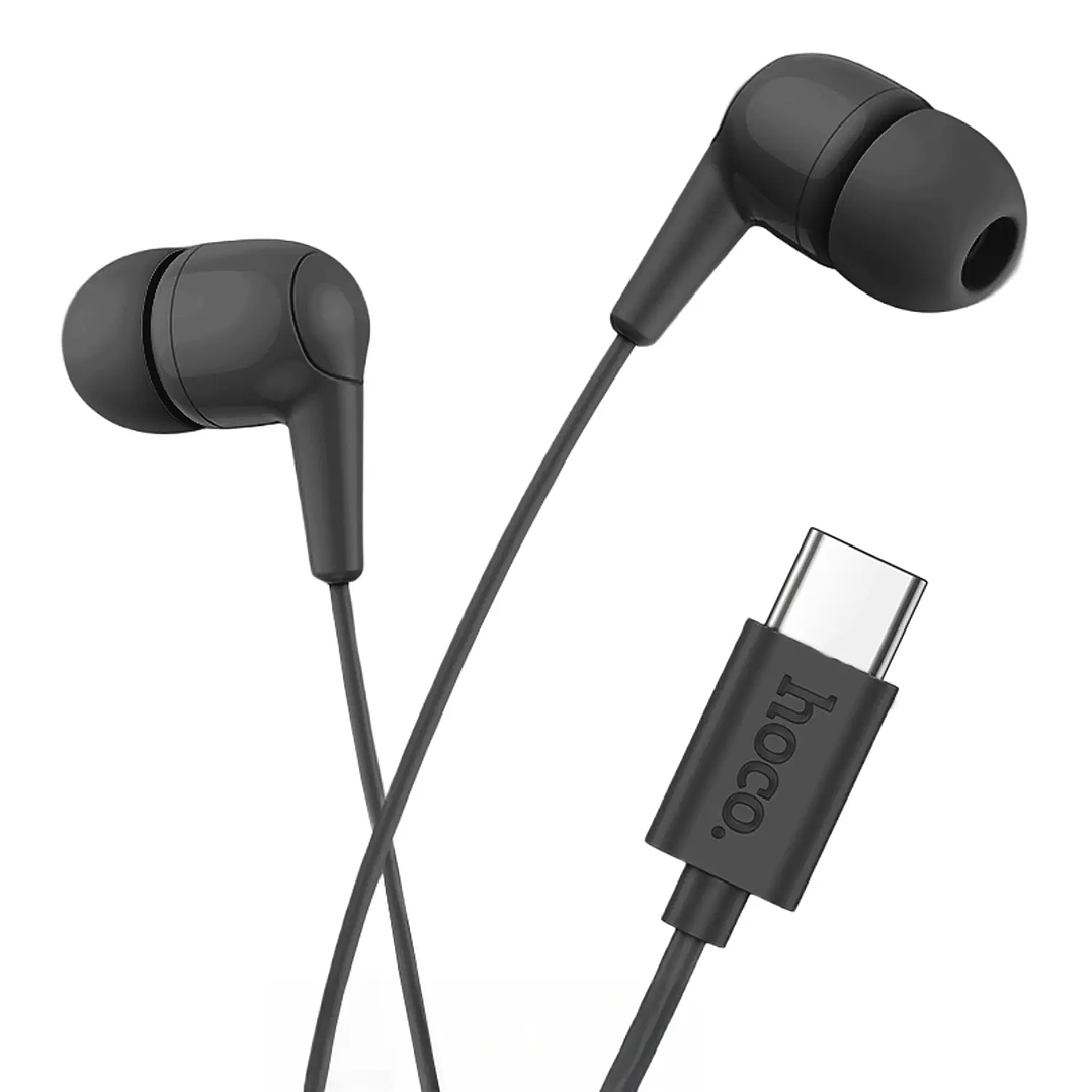 Audífono Hoco M97 Tipo C Negro 3