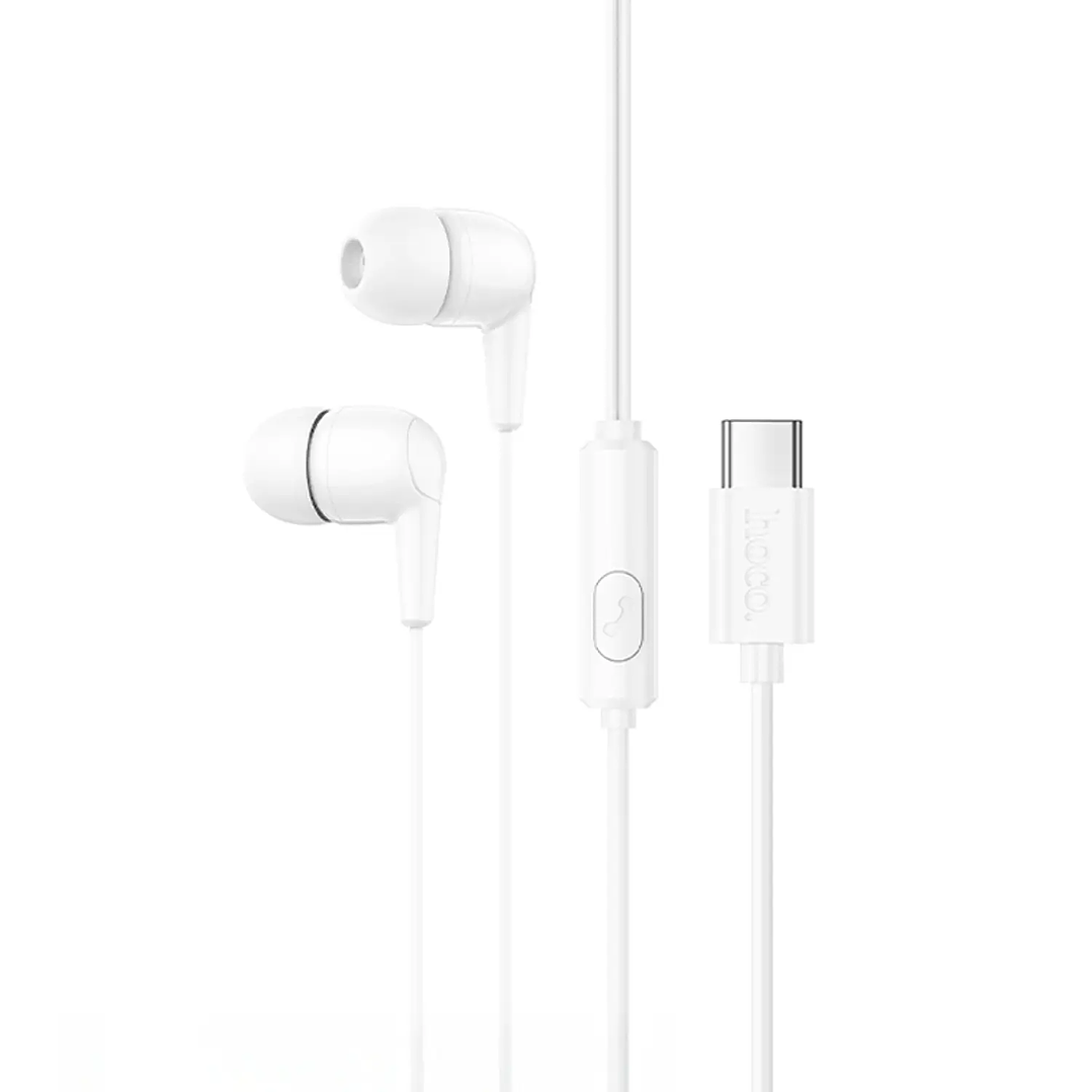 Audífono Hoco M97 Tipo C Blanco 1