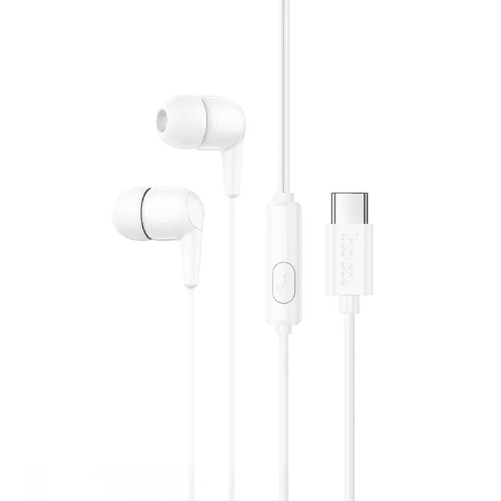 Audífono Hoco M97 Tipo C Blanco 1