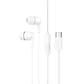 Audífono Hoco M97 Tipo C Blanco - Miniatura 1