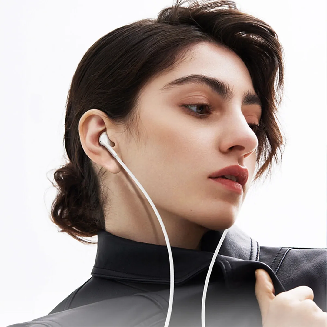 Audífono Hoco M115 Lightning Blanco 4