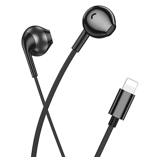 Audífono Hoco M115 Lightning Negro