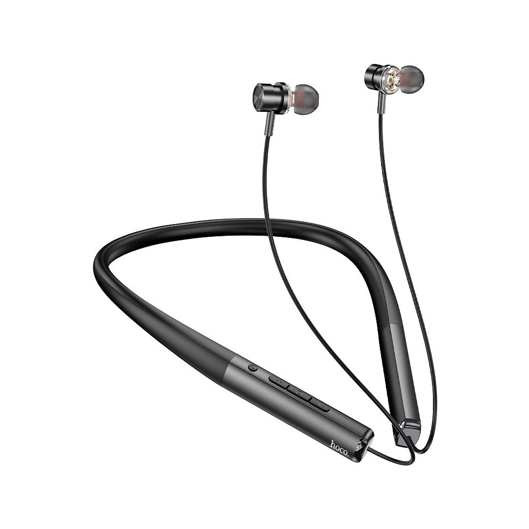 Audífono HOCO Bluetooth ES71 Platinium Neck Mounted NEGRO 1