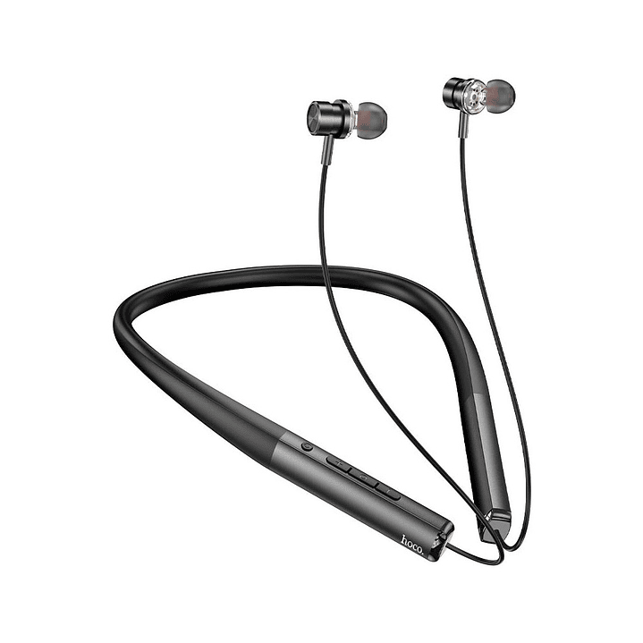 Audífono HOCO Bluetooth ES71 Platinium Neck Mounted NEGRO 1