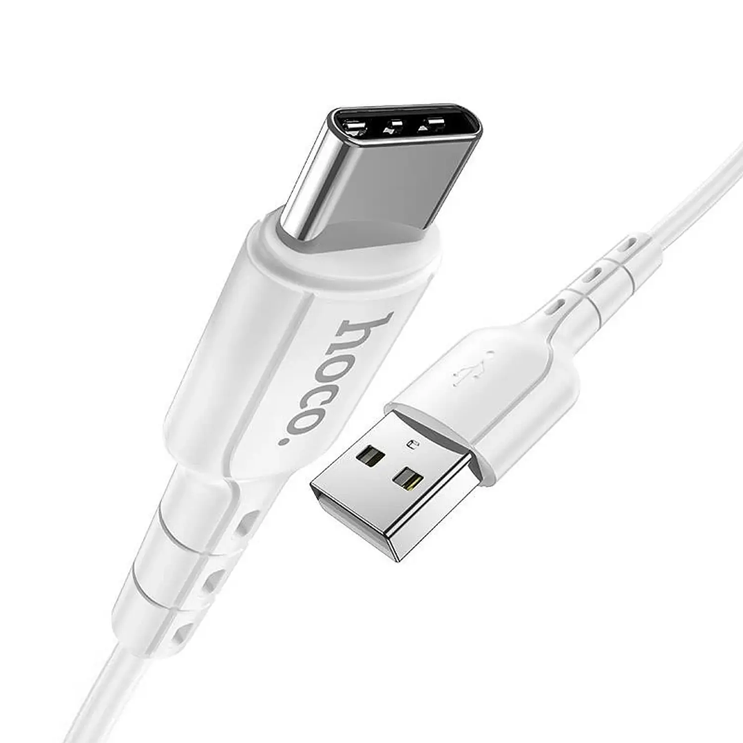 Cable HOCO DU01 USB - TIPO C BLANCO 2
