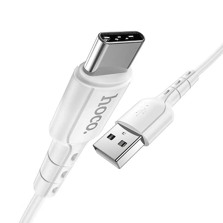 Cable HOCO DU01 USB - TIPO C BLANCO 2