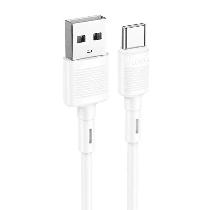 Cable HOCO X83 VICTORY USB - TIPO C BLANCO 1
