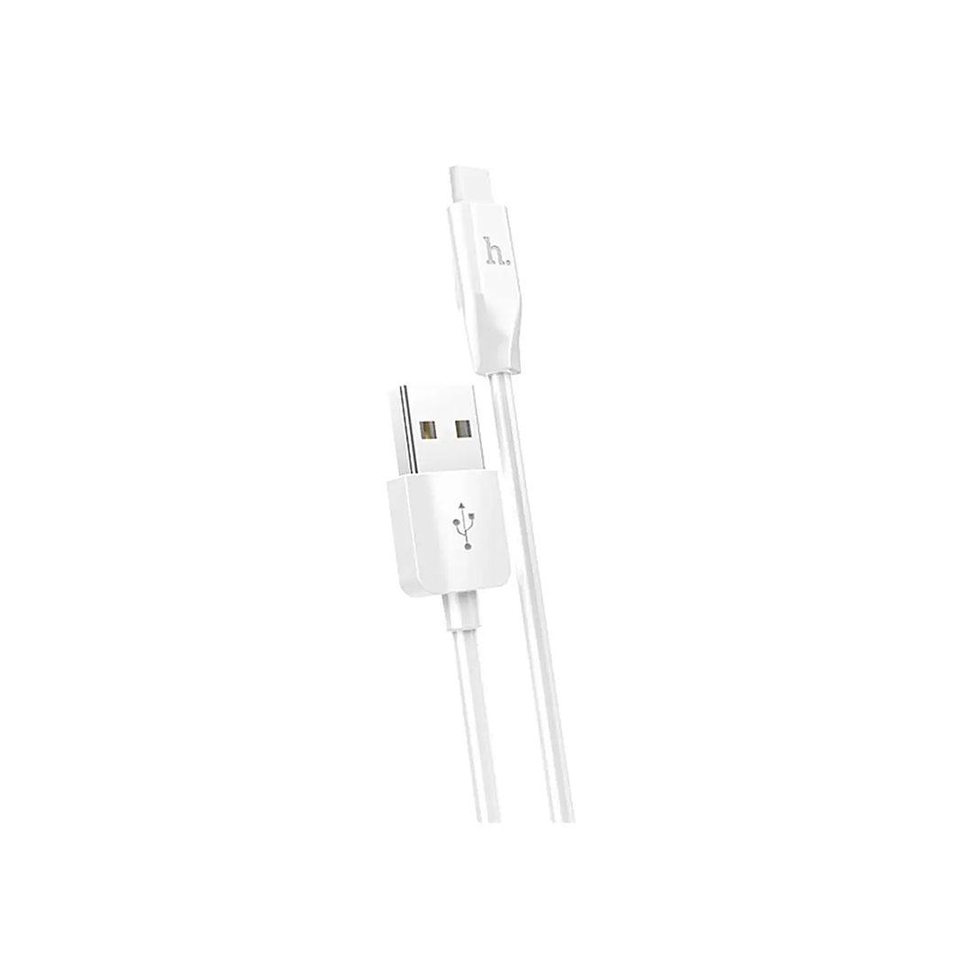 Cable Data HOCO X1 USB A - TIPO C 1M BLANCO 1
