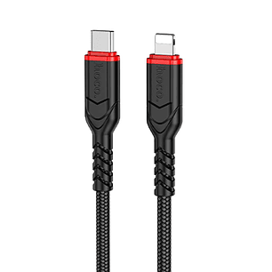 Cable Hoco X59 VICTORY PD - LIGHTNING 2M NEGRO