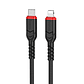 Cable Hoco X59 VICTORY PD - LIGHTNING 2M NEGRO - Miniatura 1