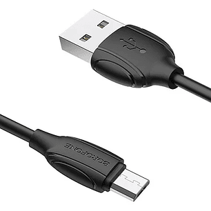 Cable Borofone BX19 Micro 1M Negro