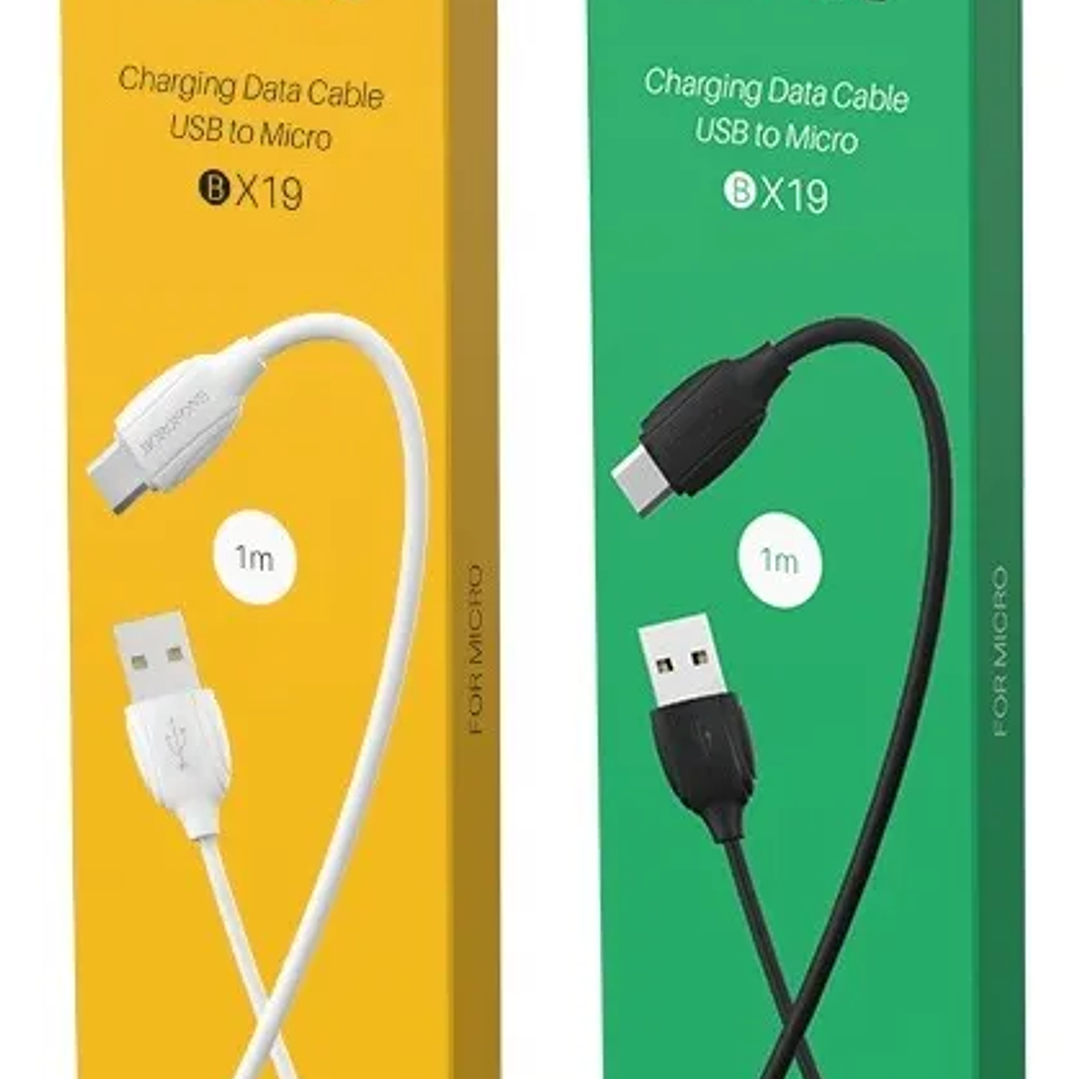 Cable Borofone BX19 Micro 1M Negro 3