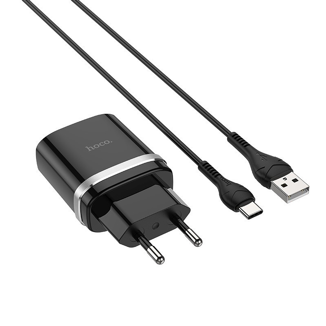 Cragador HOCO C12Q 18W con cable USB-C 1
