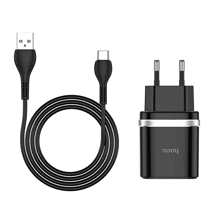 Cragador HOCO C12Q 18W con cable USB-C 5