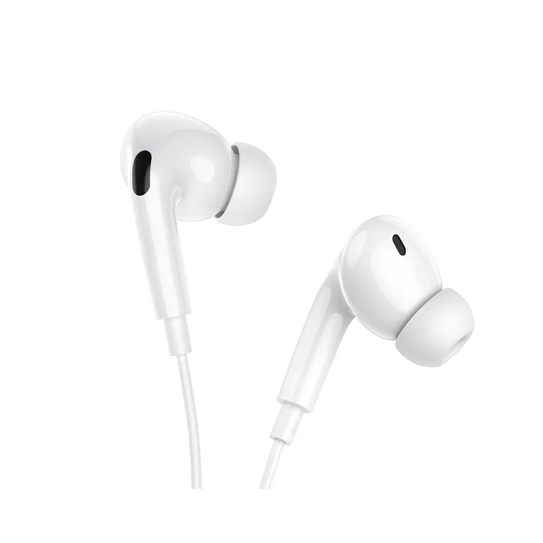 Audífonos Manos Libres HOCO M101 PRO CRYSTAL TIPO C BLANCO 2