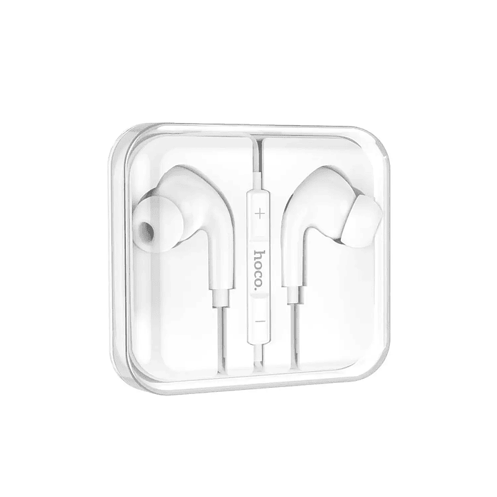 Audífonos Manos Libres HOCO M101 PRO CRYSTAL TIPO C BLANCO 3