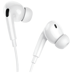 Audífonos Manos Libre HOCO M101 Pro Crystal 3.5 BLANCO