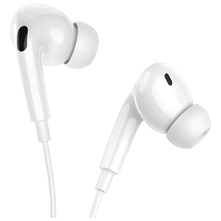 Audífonos Manos Libre HOCO M101 Pro Crystal 3.5 BLANCO 2