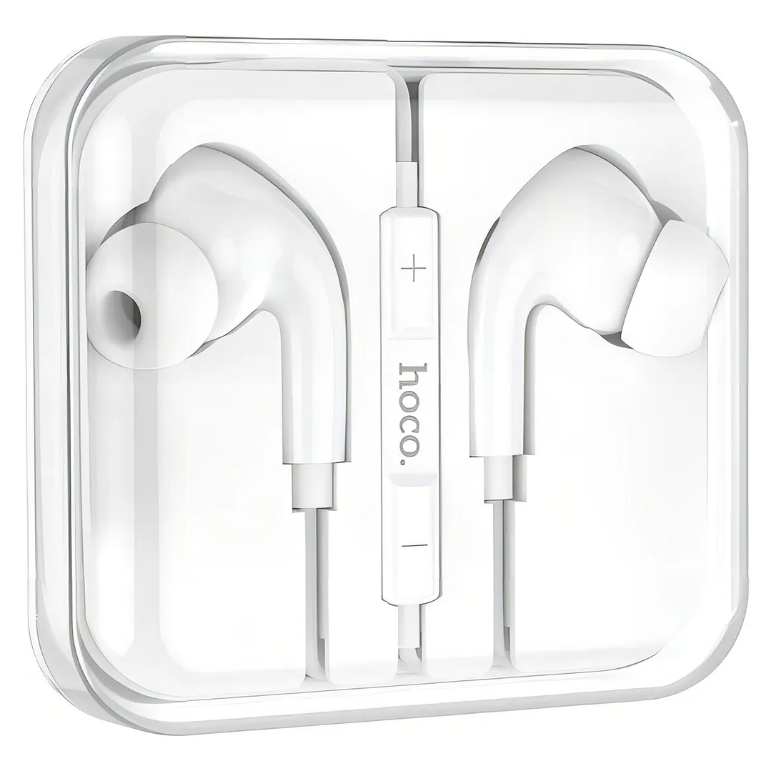 Audífonos Manos Libre HOCO M101 Pro Crystal 3.5 BLANCO 4