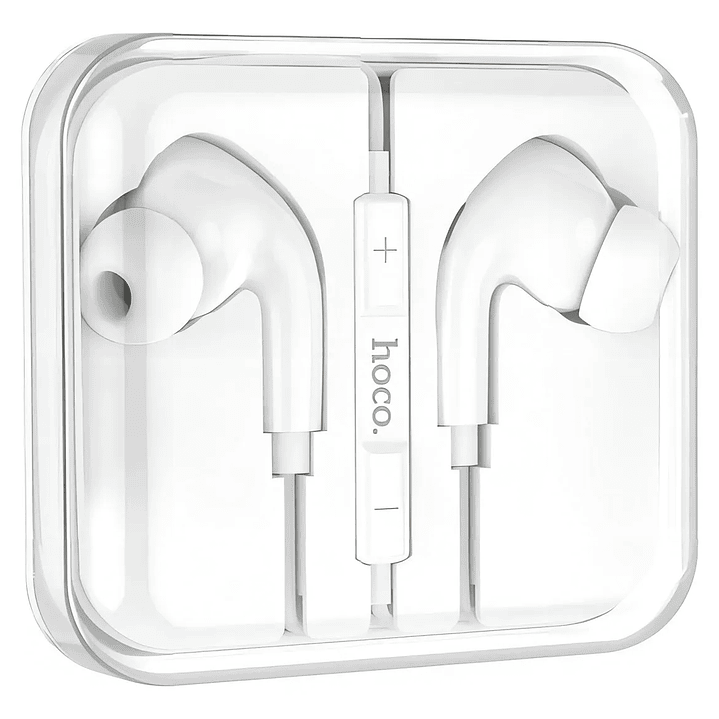 Audífonos Manos Libre HOCO M101 Pro Crystal 3.5 BLANCO 4