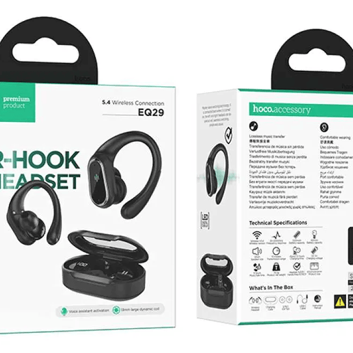 Audífonos Hoco EQ29 Negro 5
