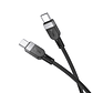 Cable Hoco X109 Tipo C-C 1M 60W Negro - Miniatura 1