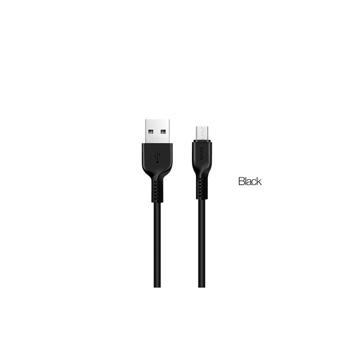 Cable Hoco X20 Micro 1M Negro  1