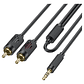 Cable Hoco UPA28 Auxiliar Audio 3.5 a RCA - Miniatura 1