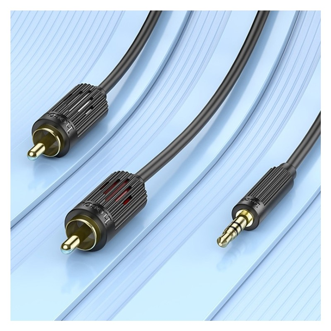 Cable Hoco UPA28 Auxiliar Audio 3.5 a RCA 5