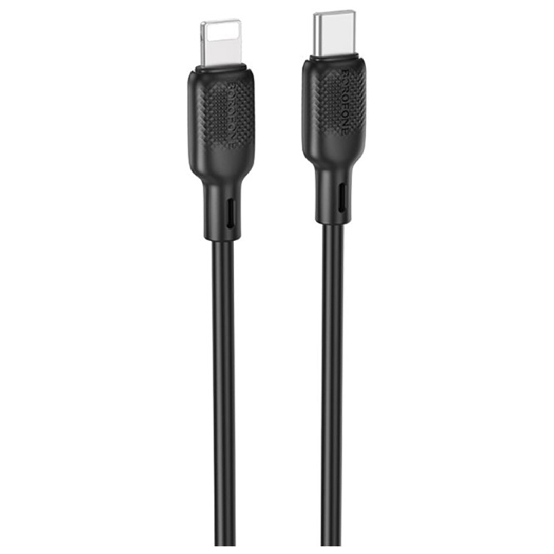 Cable Borofone BX113 Tipo C - Lightning 1M Negro 1