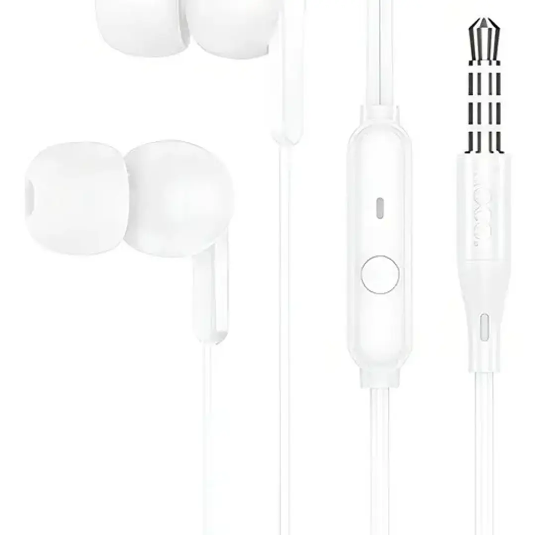 AUDIFONOS HOCO MANOS LIBRE M124 WIDE BLANCO 3