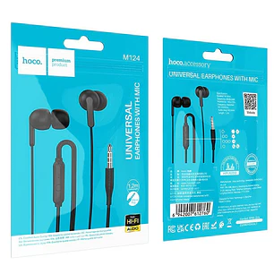 AUDIFONOS HOCO MANOS LIBRE M124 WIDE NEGRO
