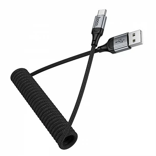 Cable Hoco X121 USB a Tipo C Negro