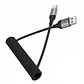 Cable Hoco X121 USB a Tipo C Negro - Miniatura 2
