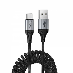 Cable Hoco X121 USB a Tipo C Negro