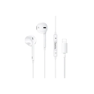 Audífonos Manos Libre HOCO M111 Primero Lightning Blanco 