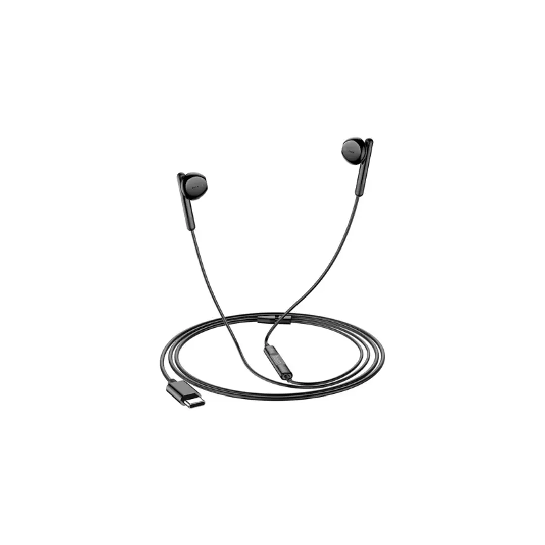 Audifonos Manos Libre HOCO M93 TIPO C JOY NEGRO  2