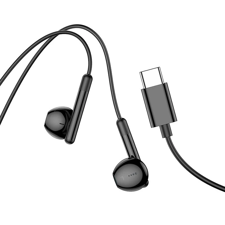 Audifonos Manos Libre HOCO M93 TIPO C JOY NEGRO  4